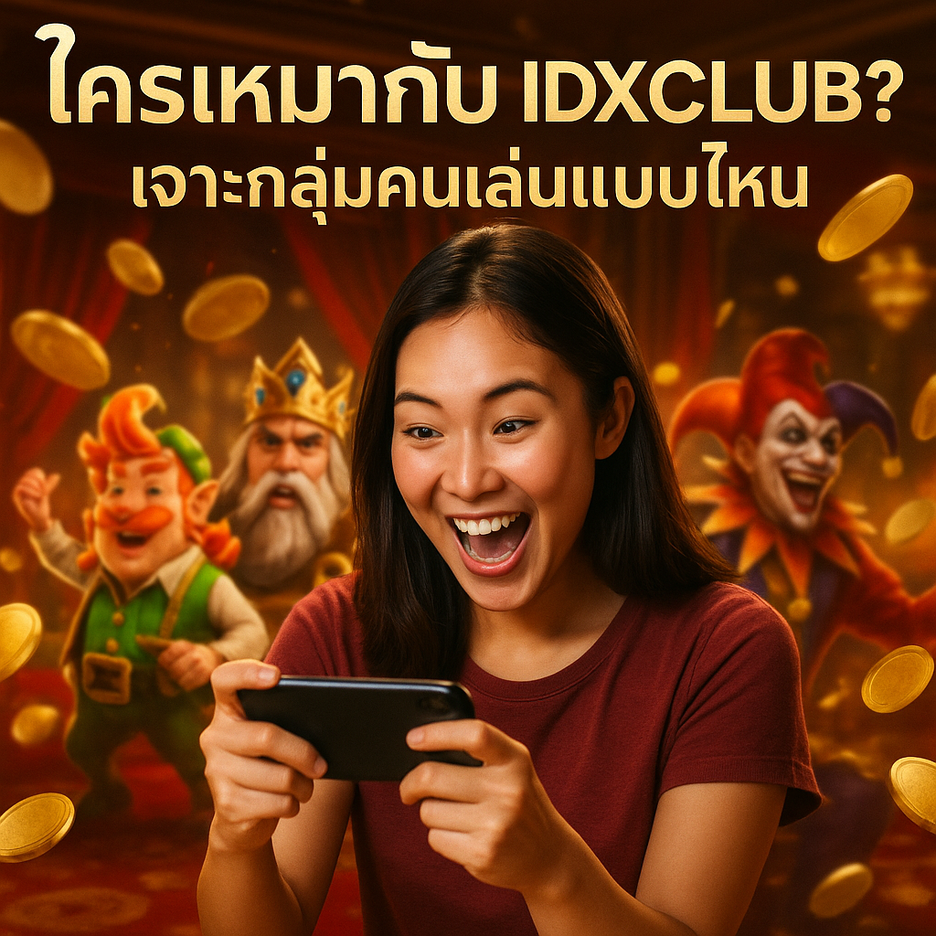 ใครเหมาะกับ IDXCLUB? เจาะกลุ่มคนเล่นแบบไหน