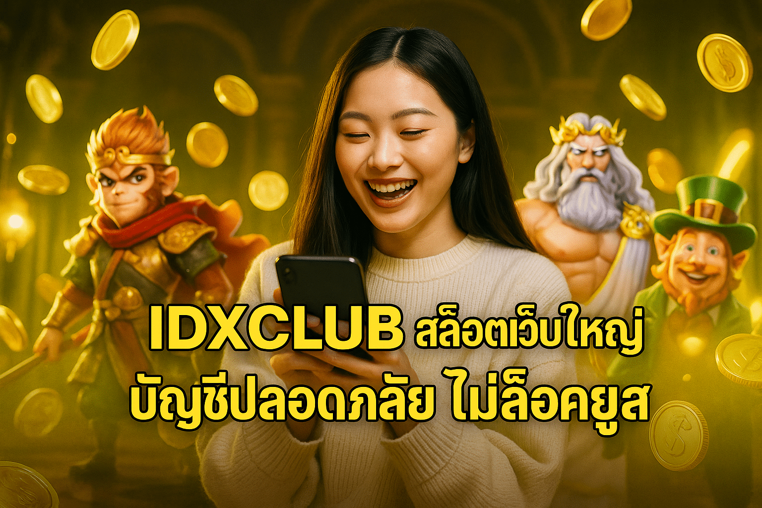 IDXCLUB สล็อตเว็บใหญ่ บัญชีปลอดภัย ไม่ล็อคยูส