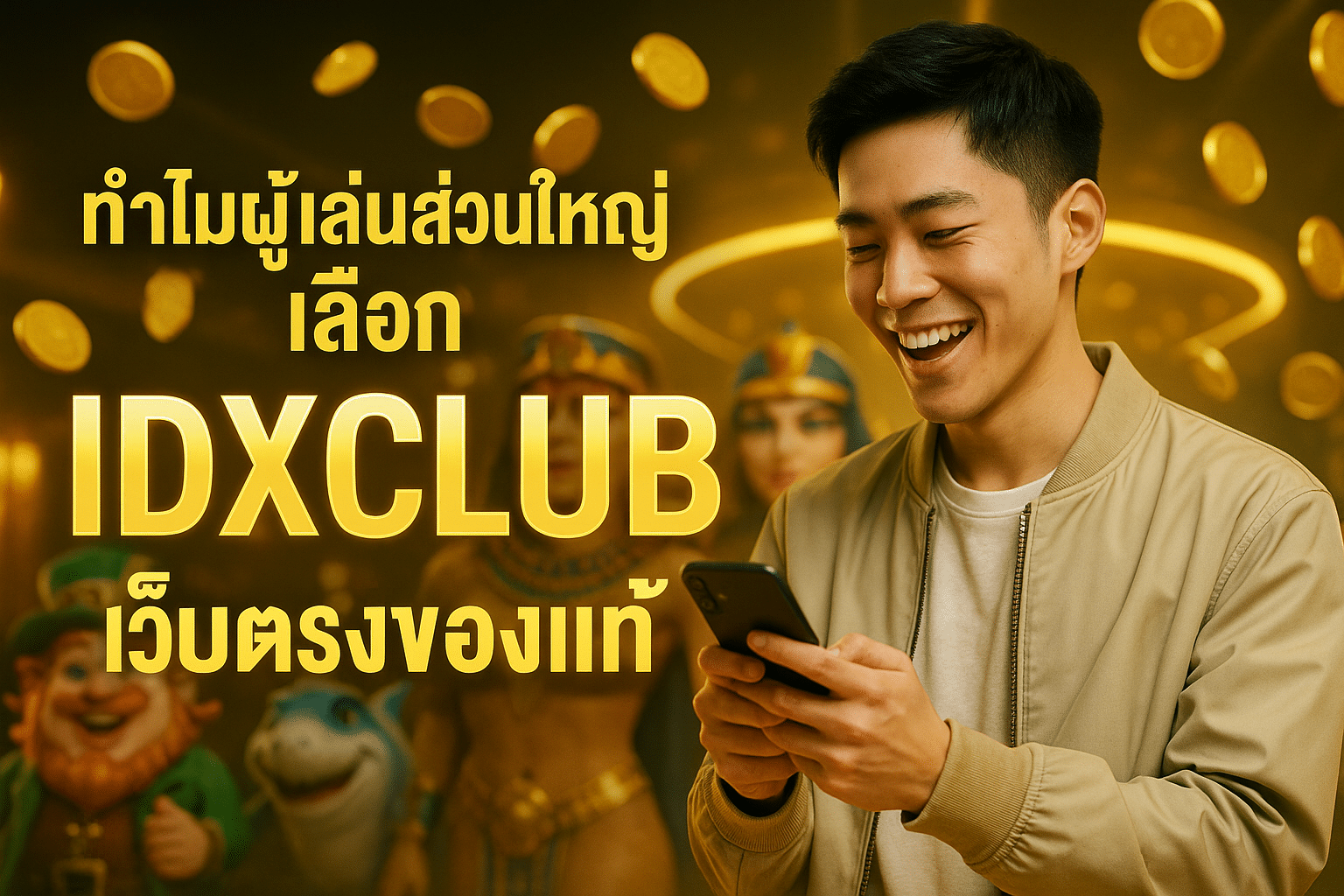ทำไมผู้เล่นส่วนใหญ่เลือก IDXCLUB เว็บตรงของแท้